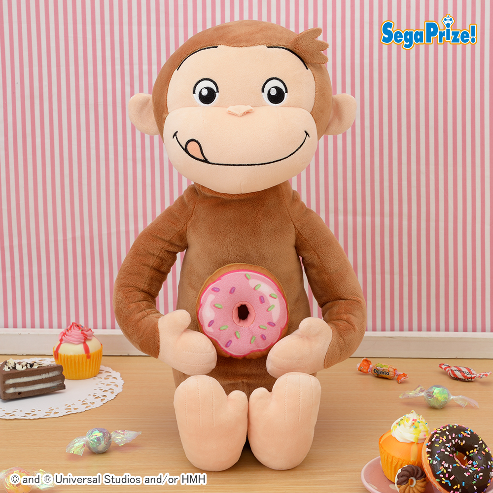 おさるのジョージ メガジャンボドーナツぬいぐるみ｜タイトーの11月の