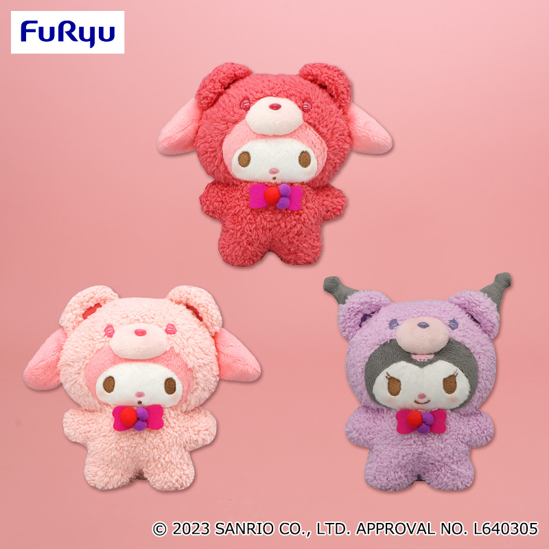 マイメロディ・クロミ ラテクマぬいぐるみ～ベリーカラー～｜タイトー