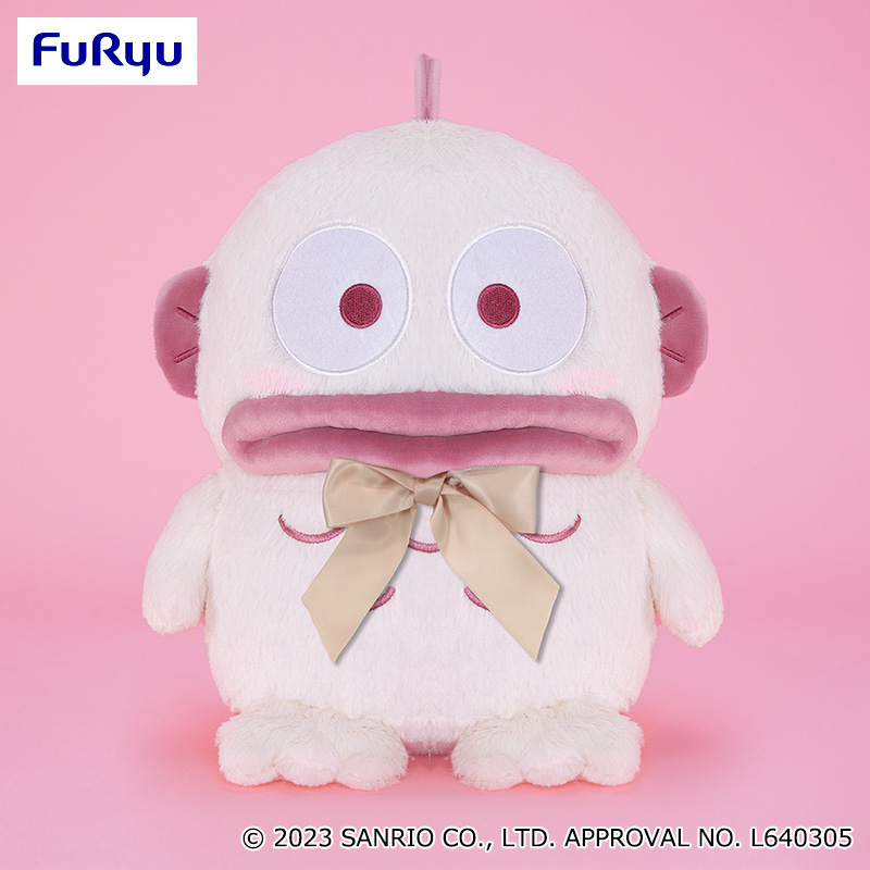 ハンギョドン ミルキーホワイトBIGぬいぐるみ～モーヴカラー