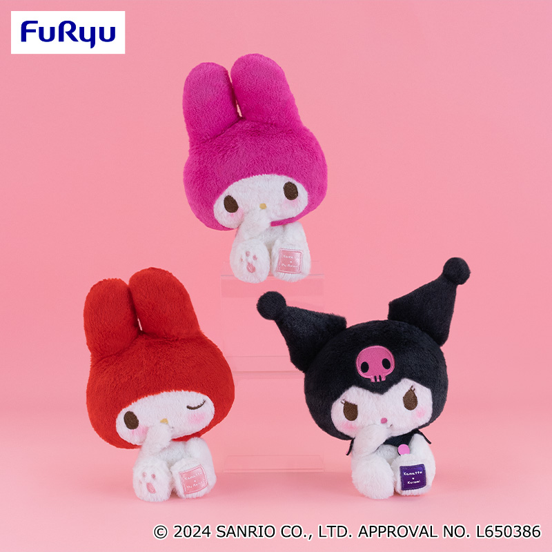 マイメロディ・クロミ かまってぬいぐるみ～レトロカラー～｜タイトー