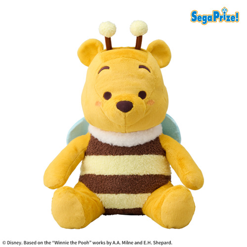 くまのプーさん 赤いほっぺ スーパーラージぬいぐるみ みつばちVer