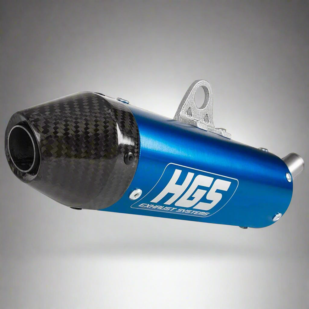 HGS ALUMINUM SILENCER WITH CARBON TIP YAMAHA YZ 125 2002-2026