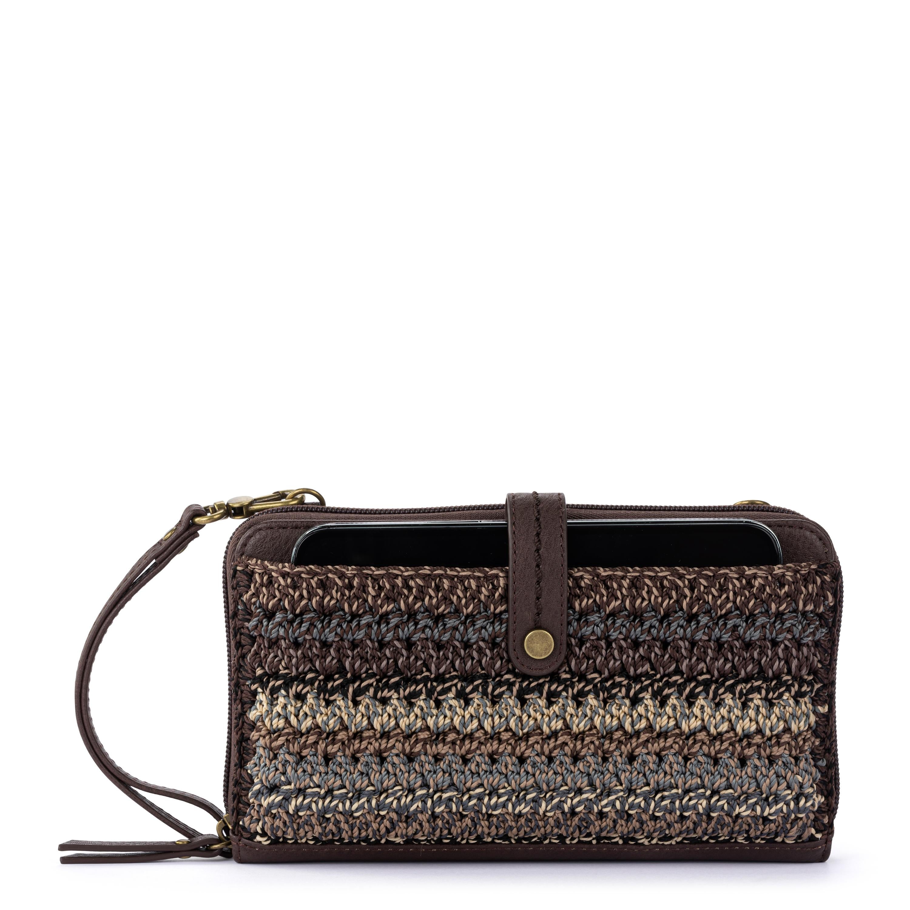 Iris Smartphone Wallet in Aspen Stripe Crochet – The Sak