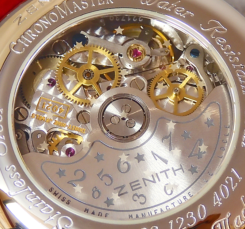 ゼニス クロノマスタ－ スター オープン ハート 03.1230.4021/31.C546