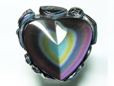 天然石ハート型ルース裸石研磨品