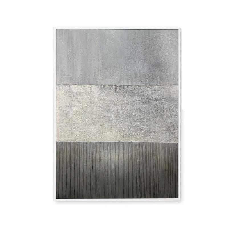 ACCROSS - モノトーン調のクールな油絵の壁掛けアート – TOWARDS (トーズ）