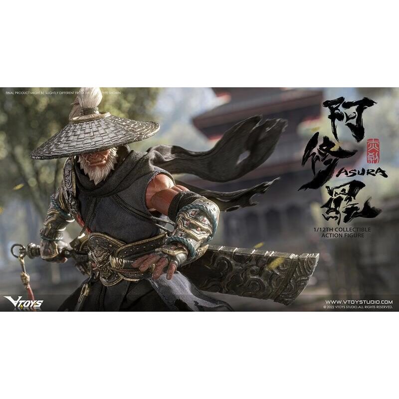 23年第三季VTOYS 1/12 阿修羅赤剎布衣收藏可動人偶.玩具王國Toyking.鋼