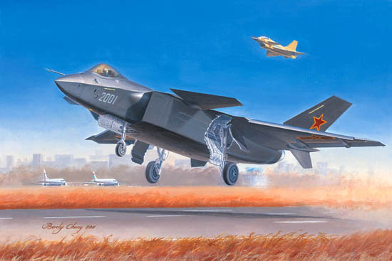 Chinese J-20 Mighty Dragon 01663-1/72 Series-TRUMPETER（china）