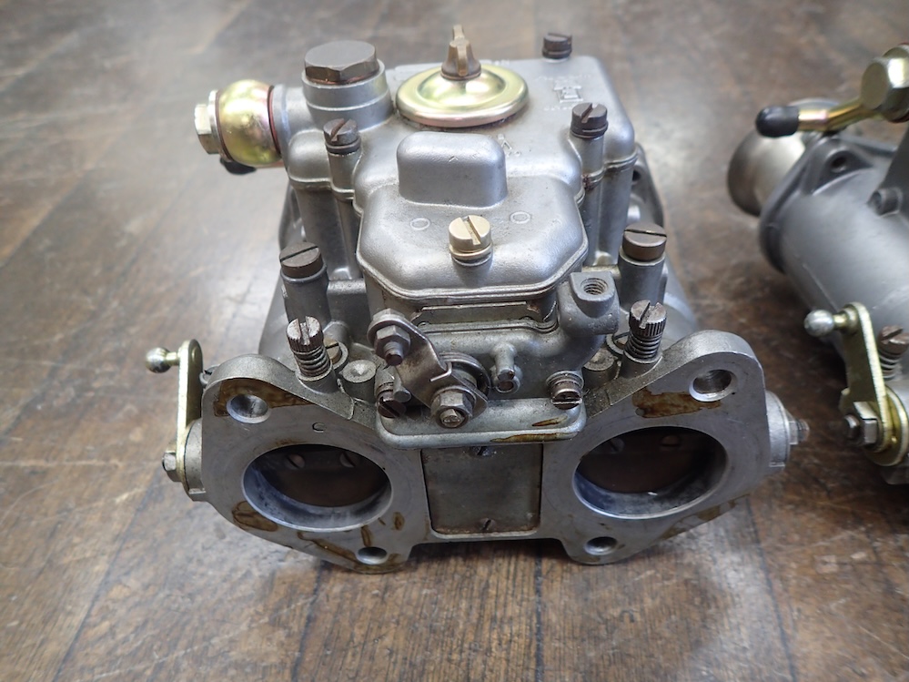 F” WEBER キャブレター 40DCOE18 ASSY ツノ無し イタリア製 未対策 2