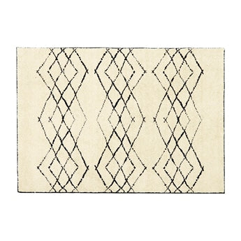 HIMAYA(ハイマヤ) ラグ ブラック 100x140 | ラグ | unico（ウニコ