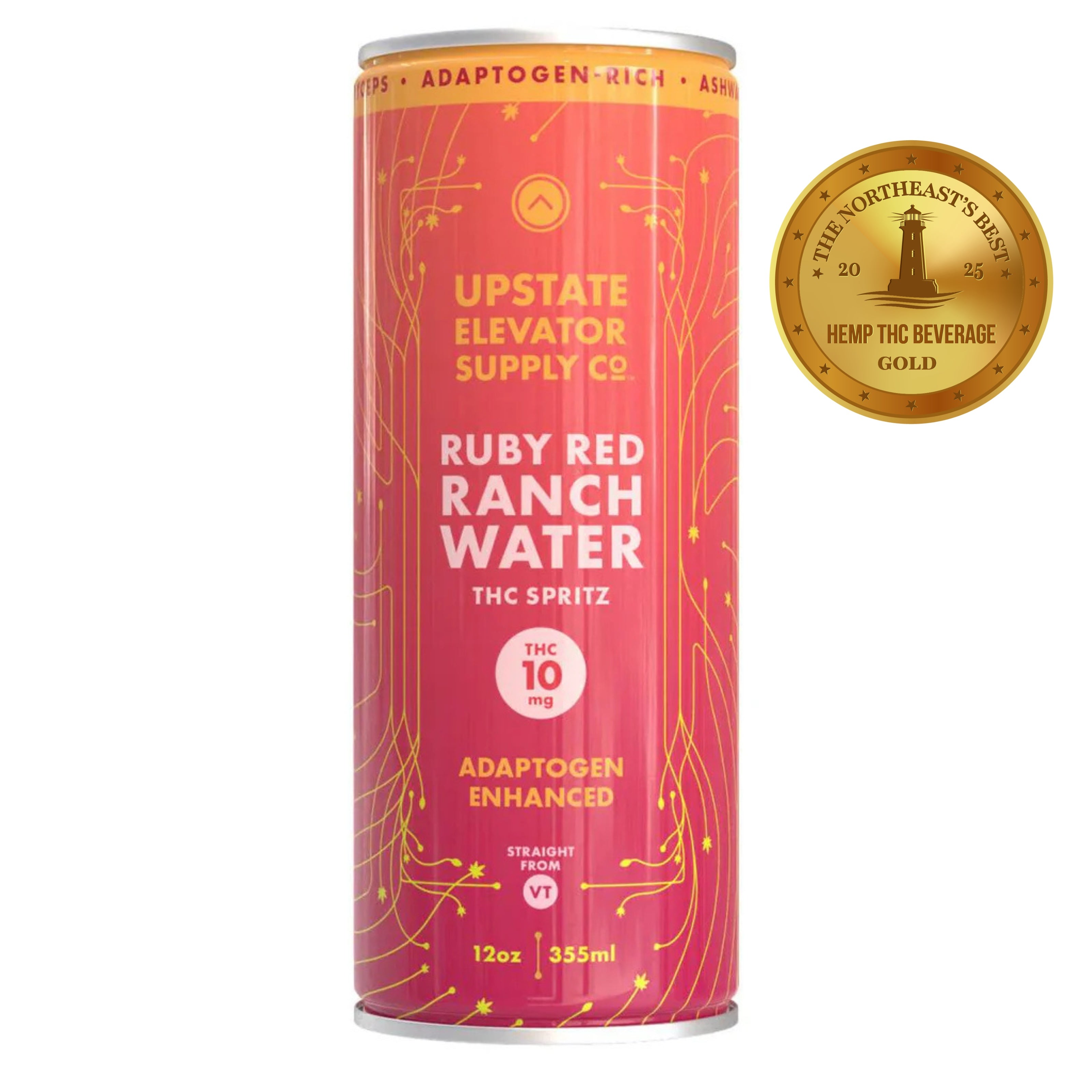 10mg THC Ruby Red Ranch Water – Upstate Elevator