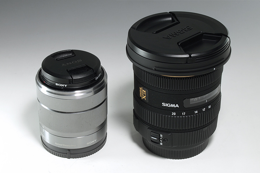 NEX-5 ＋ SIGMA 10-20mm F3.5 EX DC HSM レビュー その1（外観チェック
