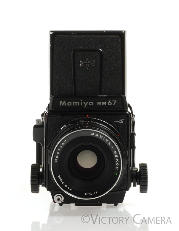 Mamiya RB67 Pro-S Camera w/ 90mm f3.8 Lens 120 Back WLVF -Clean, New S