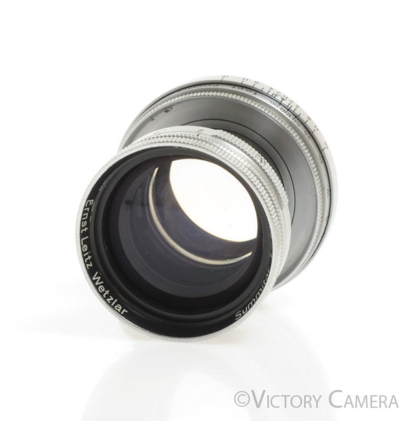 Leica Summitar 5cm f2 Coated Lens L39 LTM (ft) -Good Glass- [EXC-]