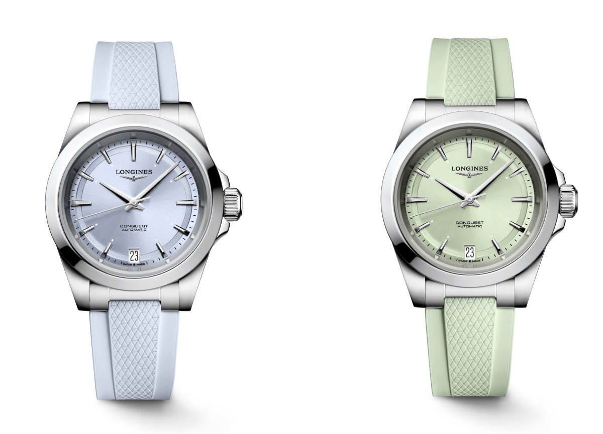 ロンジンが「コンクエスト」 に34mm径と30mm径ケースの新作モデルを