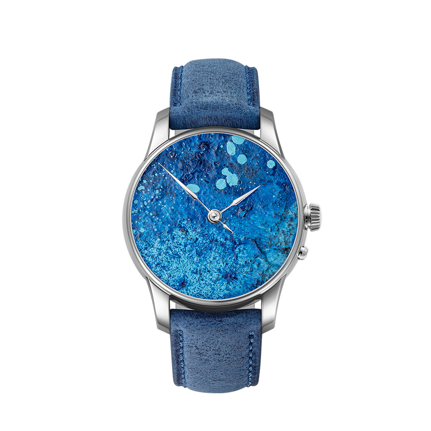 アトリエの床に溜まった絵の具が文字盤に。モリッツ・グロスマンの芸術