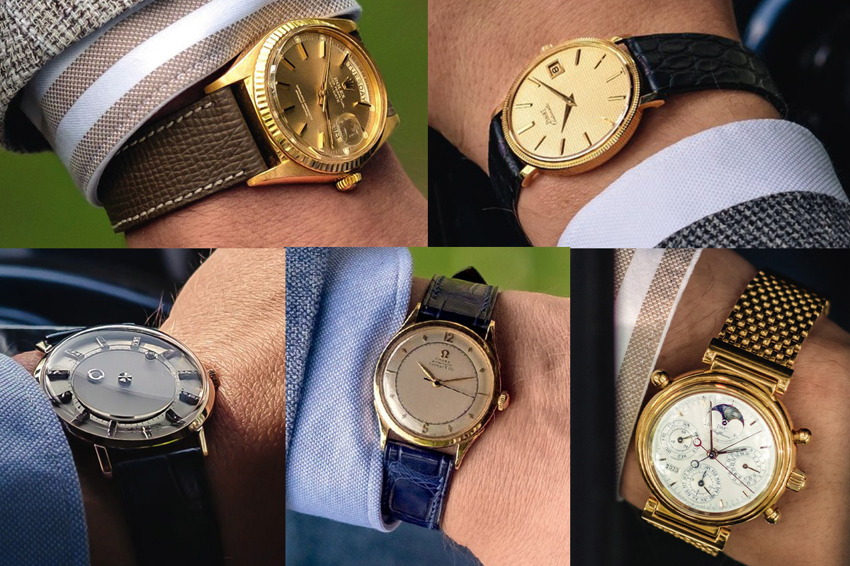 ロレックス、オメガ、ピアジェなど、時代を照らすヴィンテージウォッチ