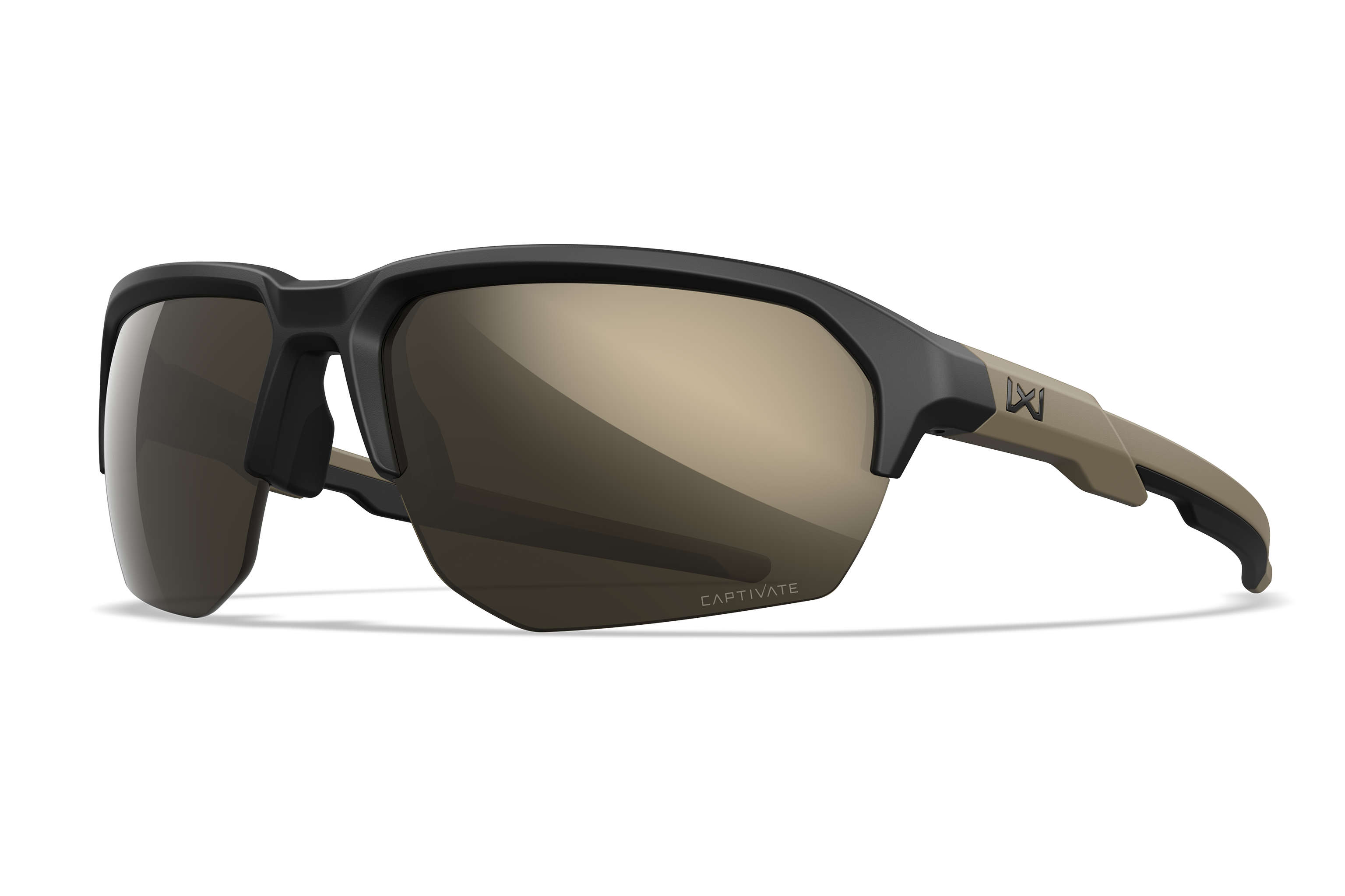 WX JAKL Sunglasses - CAPTIVATE™ Non-Polarized Tungsten Mirror