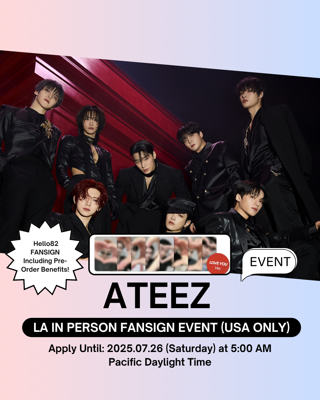 ATEEZ In Your Fantasy CDアルバム 直筆サイン ソンファ ATEEZ In Your