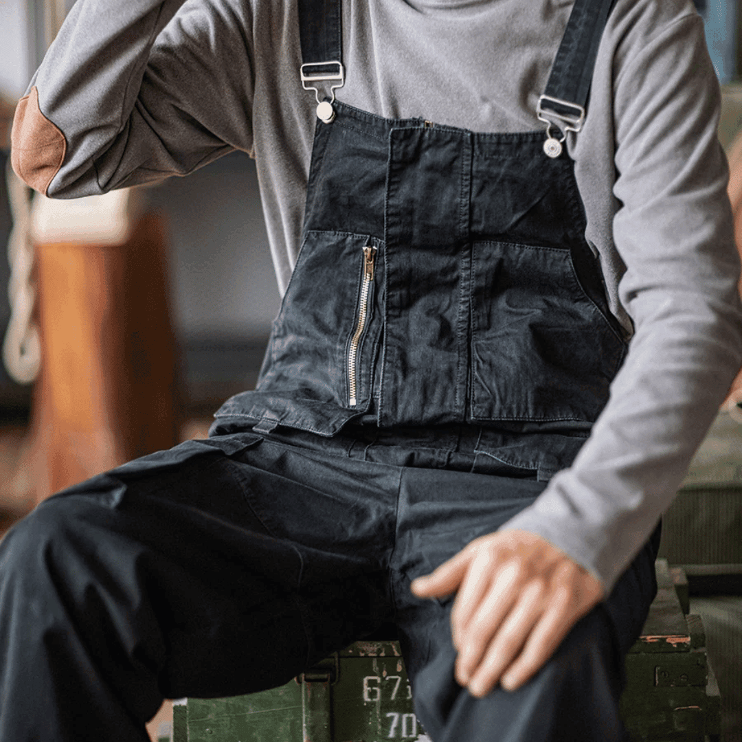 Sloppy Overalls Big Pockets Workwear with Zipper Fly – Wild Soul Co.