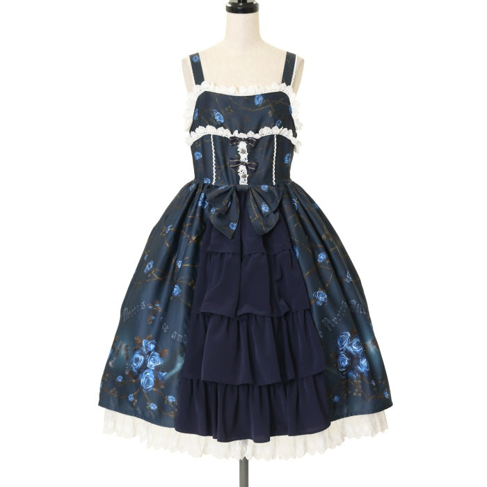 USED】薔薇の誓い～愛と裏切りの輪舞曲～柄ジャンパースカートⅠ