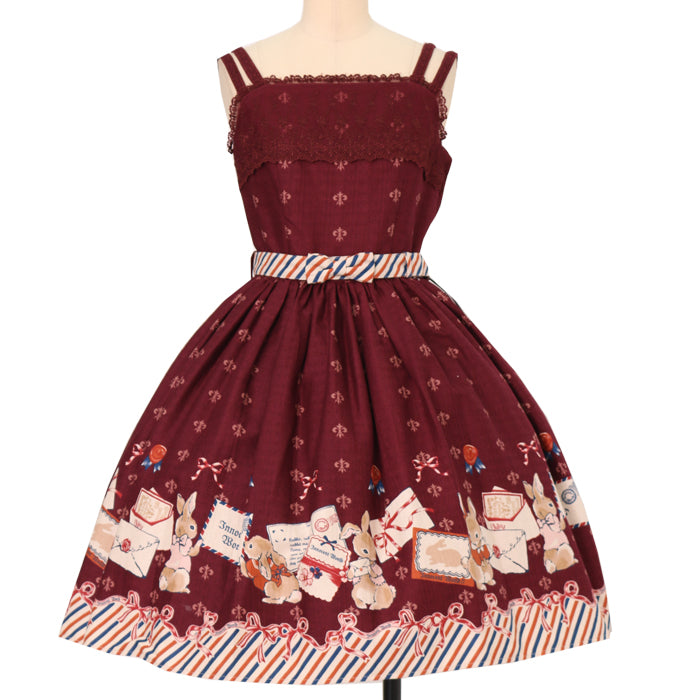 Rabbit Letter Just Waist JSK | Innocent World | Wunderwelt Fleur