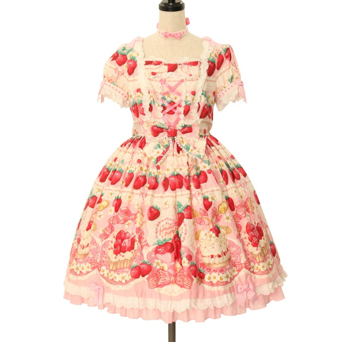 USED】Strawberry Whipワンピース | Angelic Pretty Wunderwelt Online