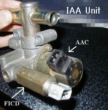 AACバルブをクリーニングする]フェアレディZオーナーネットワーク