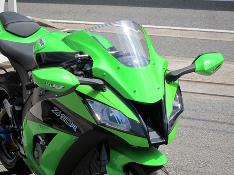 ZX-10R 11-15 ノーマルスクリーン用トリム--