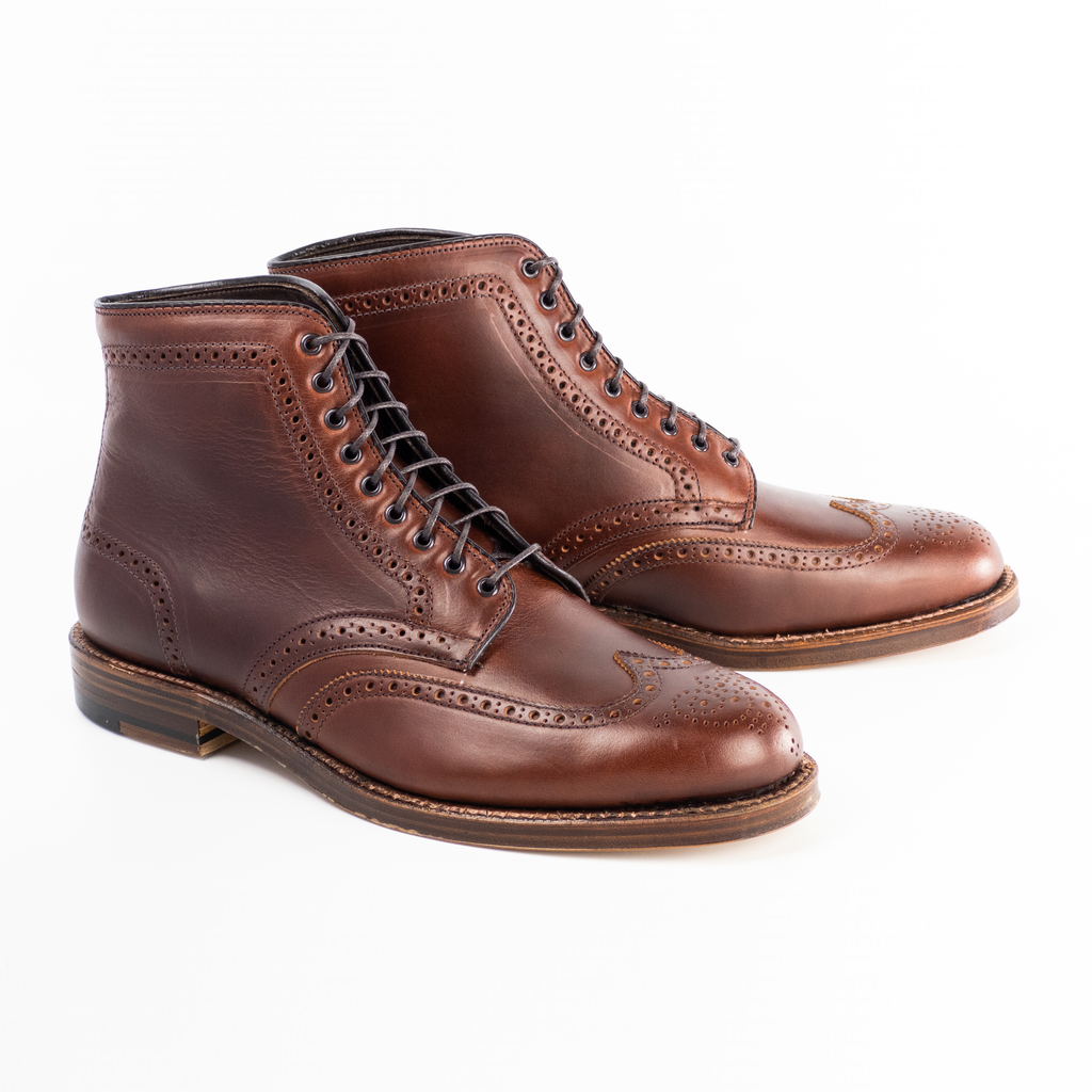 44692 Wing Tip Boot (Brown Chromexcel) – The Alden Shop