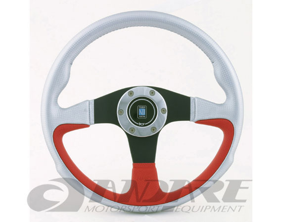 ナルディ ステアリング チャレンジ(CHALLENGE)INOXシルバー/パンチング