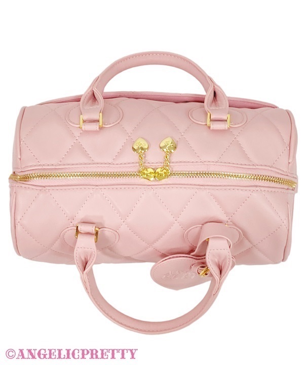 Travel Quilted Boston Bag - Black [242BG09-180273-bk] - $165.00