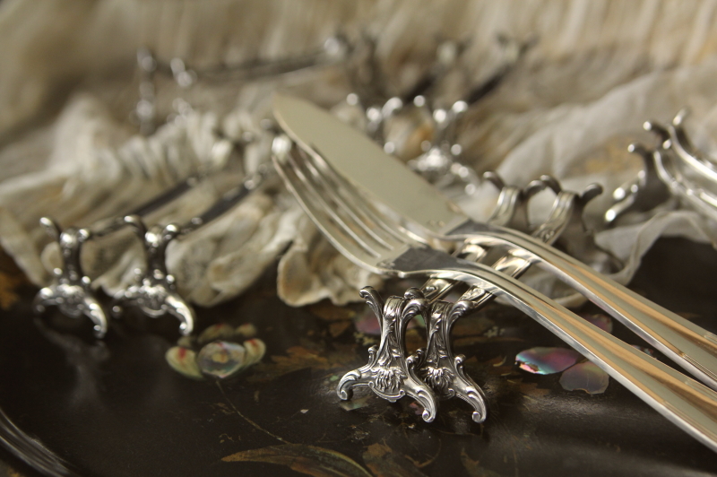 Christofle Orfèvre カトラリーレスト Individual place settings (5