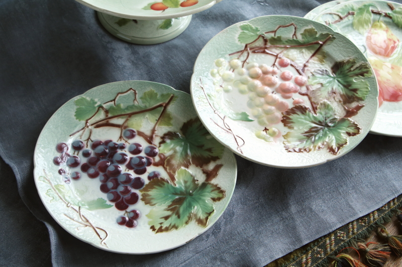 アンティークバルボティーヌプレート リュネヴィル luneville K&G