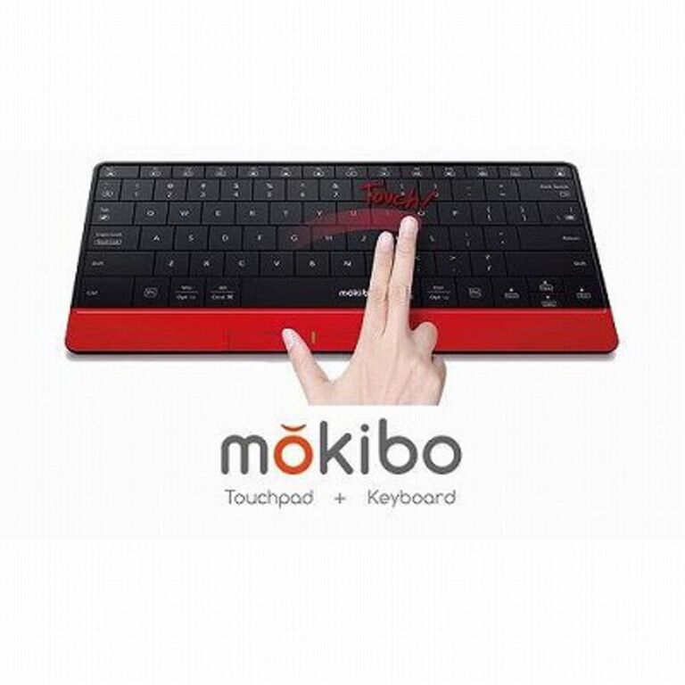 表面がタッチパッドになる！夢のようなキーボード「mokibo」が