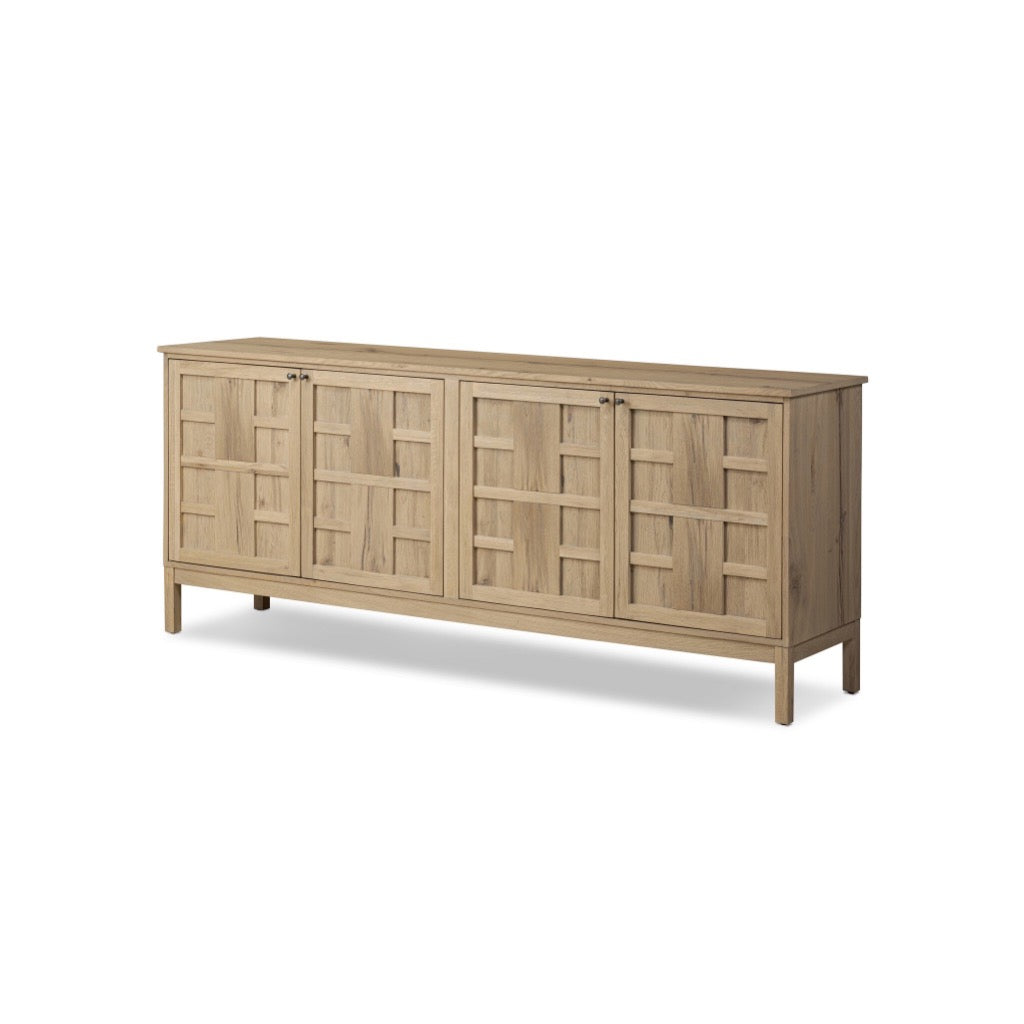 Four Hands Alessio Sideboard - Aged Natural Oak Veneer