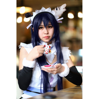 ラブライブ! メイド もぎゅっと 接近中！ 園田海未 コスプレ衣装|通販