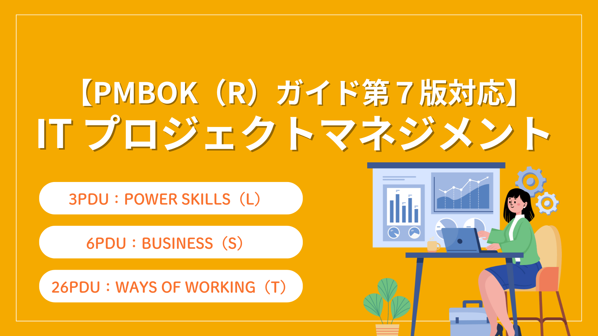 PMBOK（R）ガイド第7版対応】IT プロジェクトマネジメント （35PDU