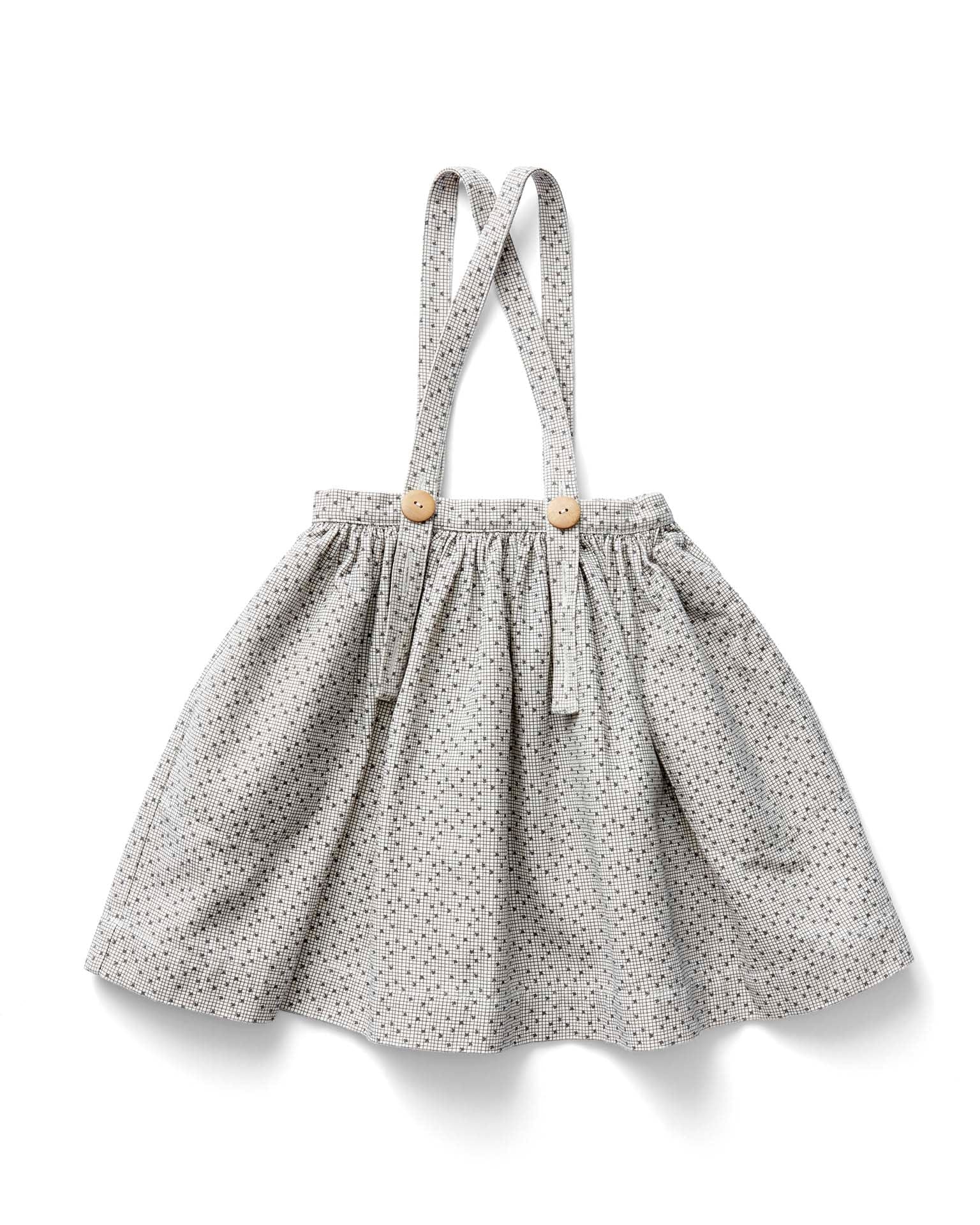 soor ploom mavis skirt in dusk needlepoint print at Little
