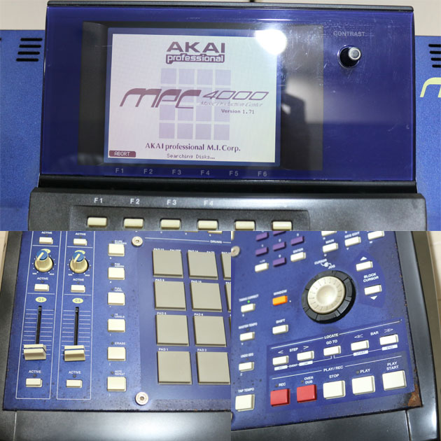 アカイ AKAI MPC4000 80GB HDD CD-RW メモリー256MB サンプラー
