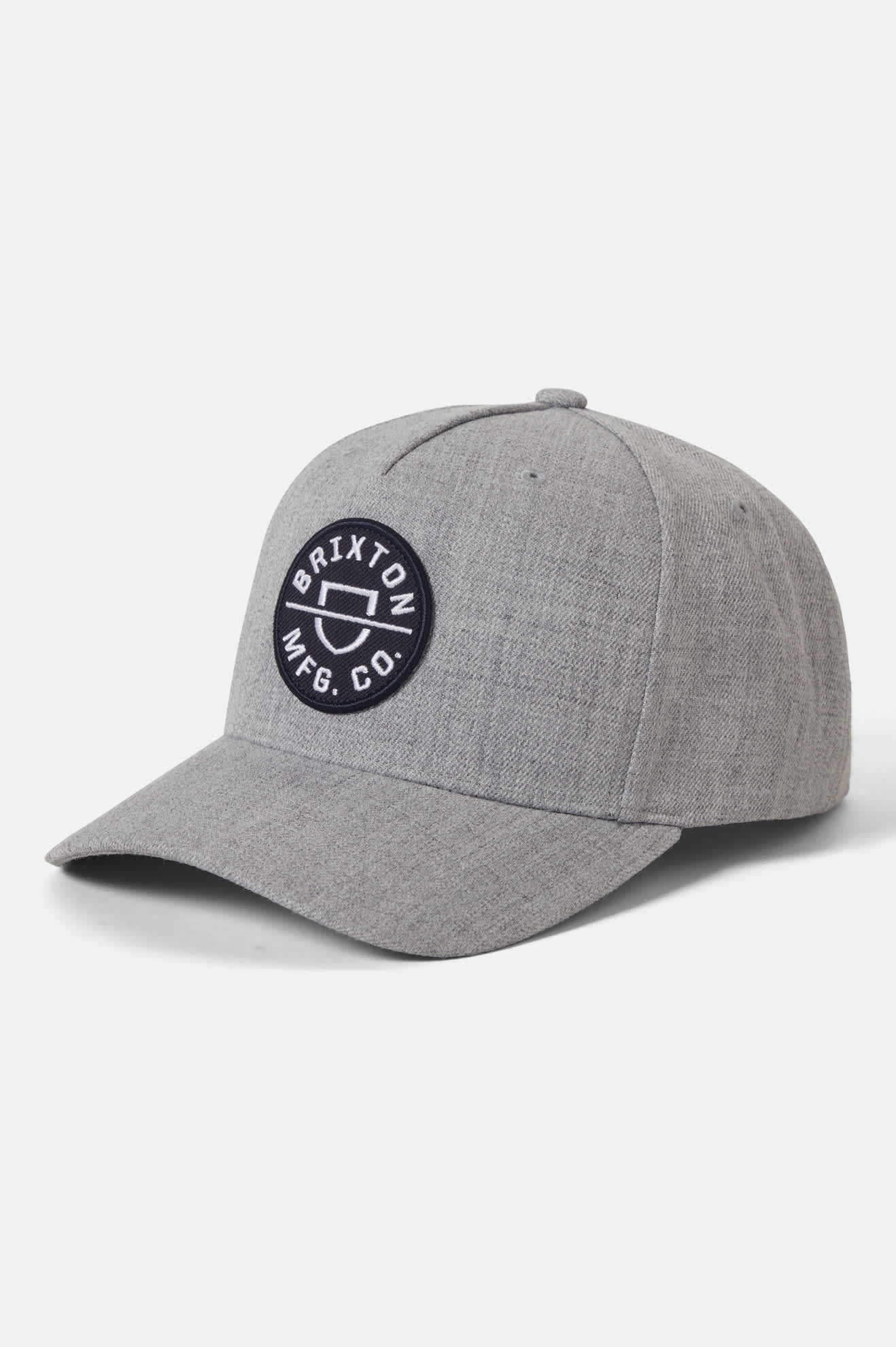 Unisex Crest NetPlus Snapback in Light Heather Grey/Light Heather