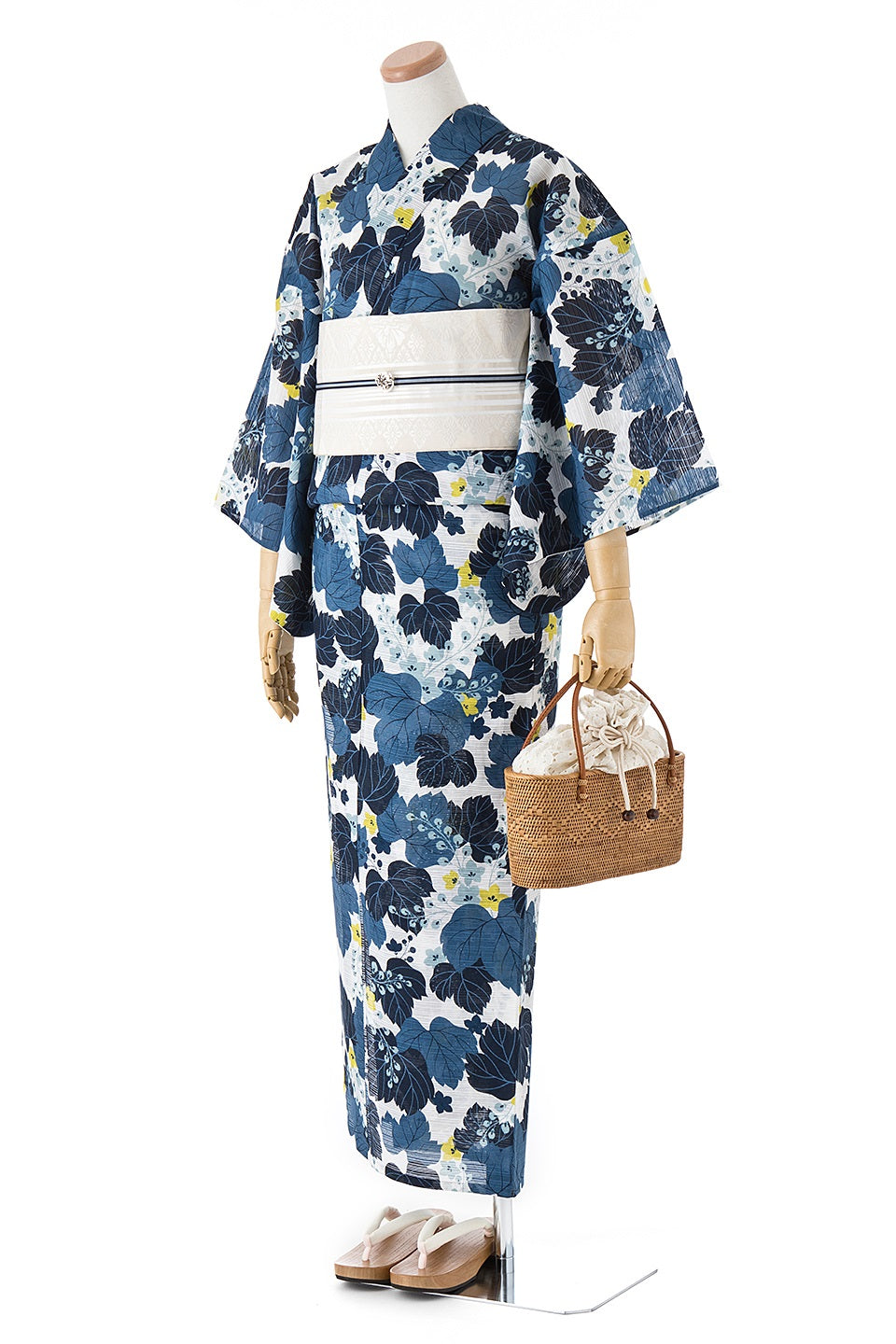 レディスゆかた/桐の葉/綿絽 – 撫松庵公式通販サイト