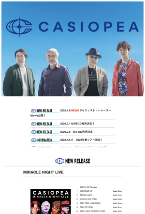 THE PARTY visual stack | casiopea web