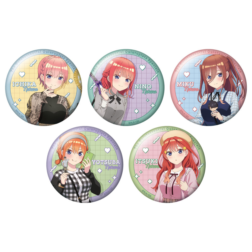 五等分の花嫁∽ トレーディング描き下ろし缶バッジ（BOX）| アニメ