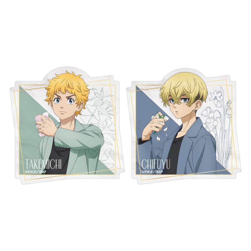 東京リベンジャーズ ステッカー2枚組 dusty flower ver. / 花垣武道