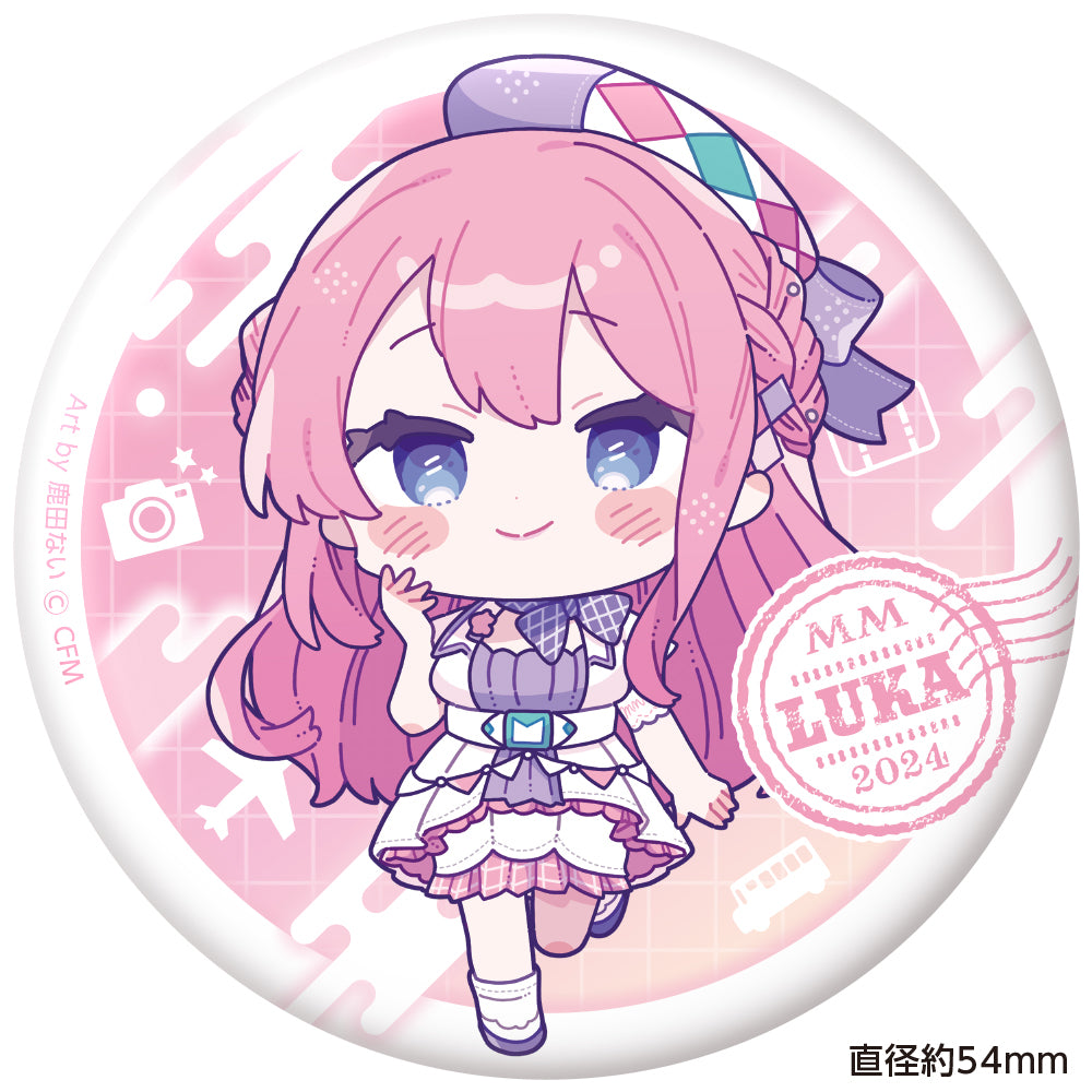 マジカルミライ2024 ぷにぷに缶バッジ / 巡音ルカ 鹿田ないver