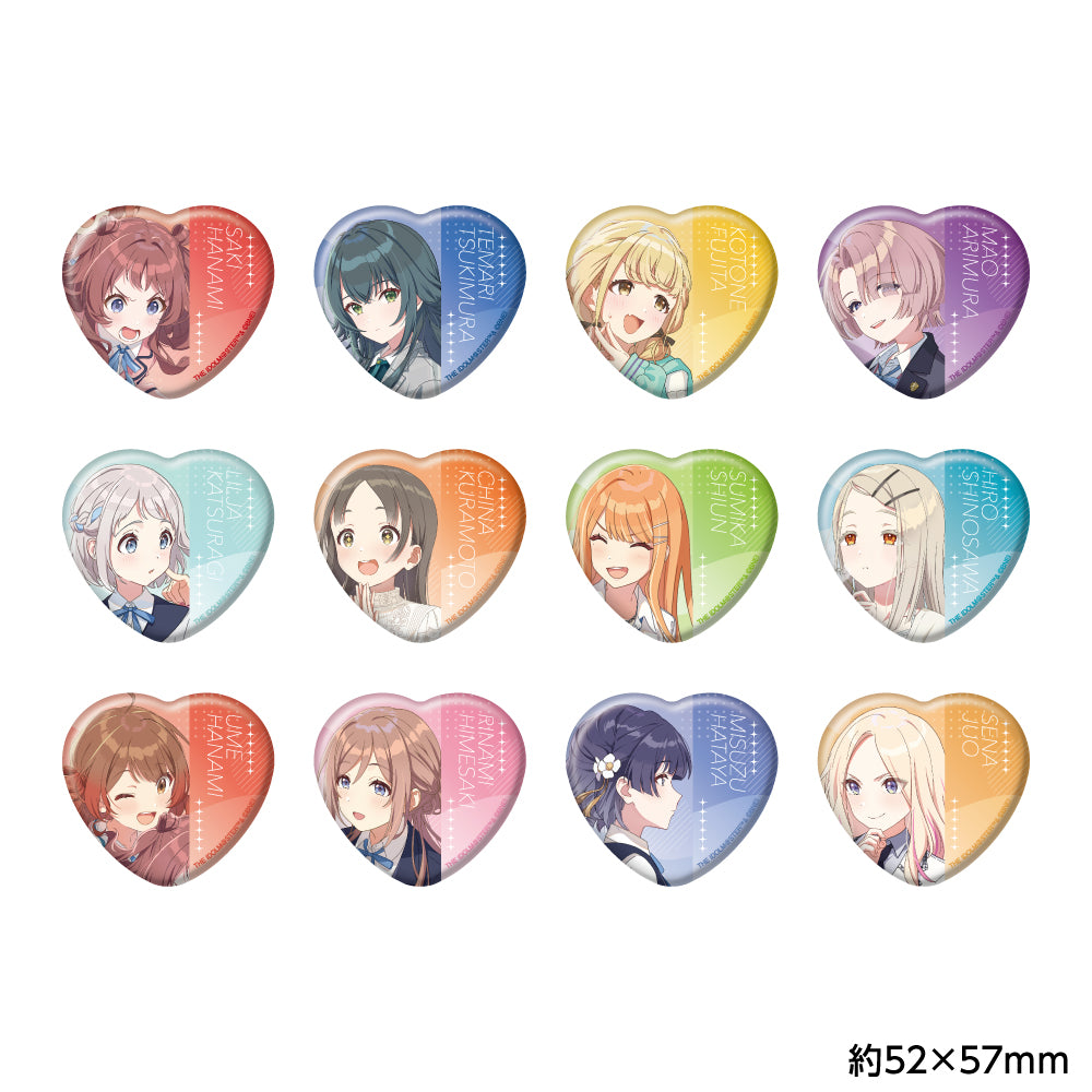学園アイドルマスター トレーディングハート缶バッジ (単品)| アニメ