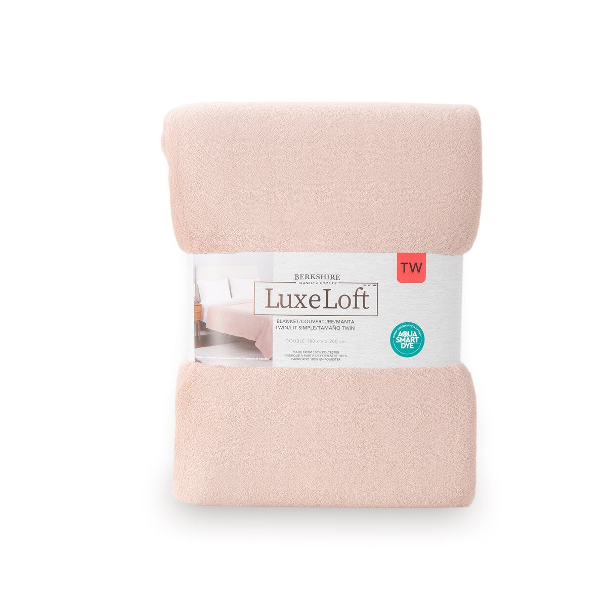 リュクスロフト ブランケット シングルサイズ 150cm x 200cm ウッド