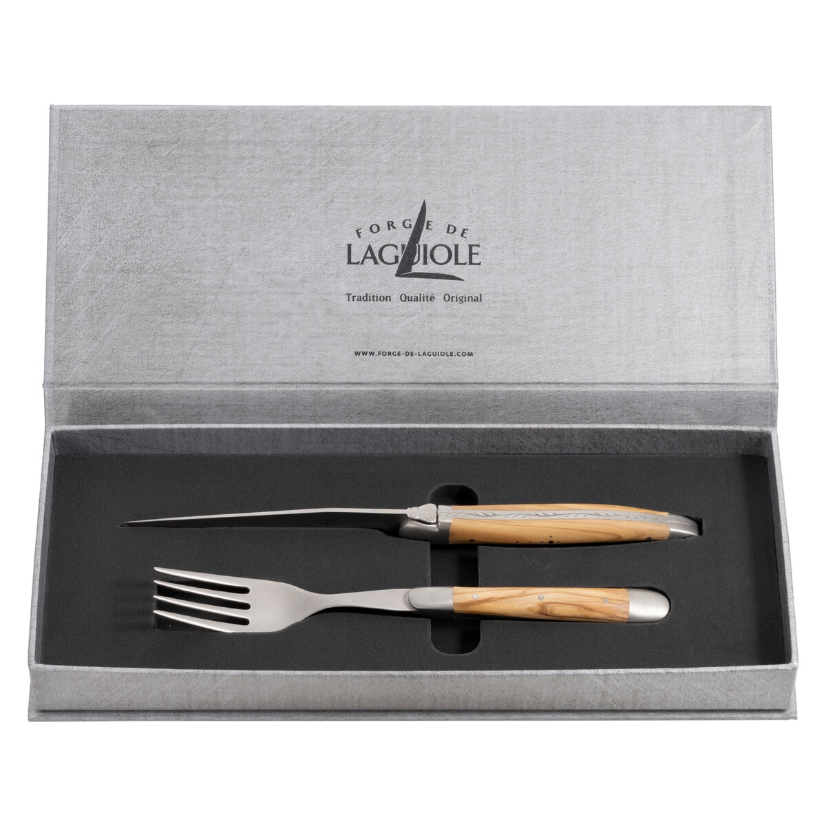 フォルジュ ド ライヨール テーブル ナイフ＆フォーク セット オリーブ