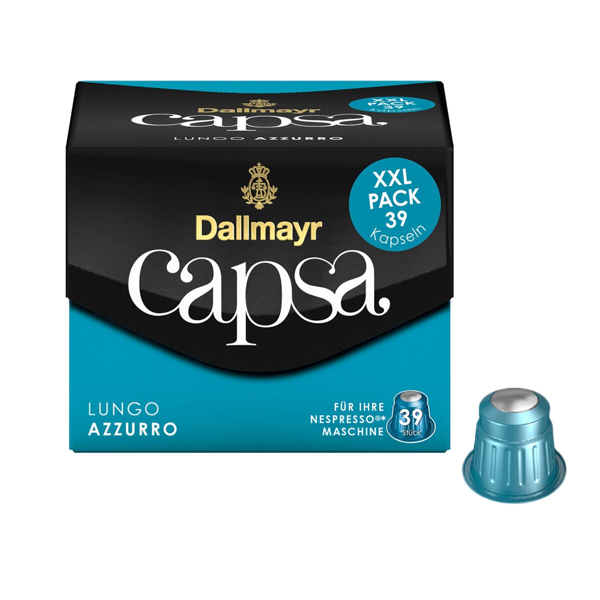 ダルマイヤー ネスプレッソ互換カプセル カプサ ルンゴ アズーロ 117